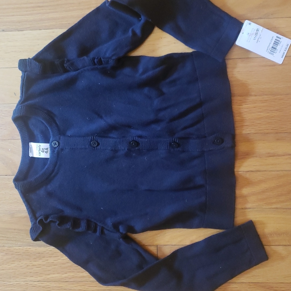 Black carters 4T sweater